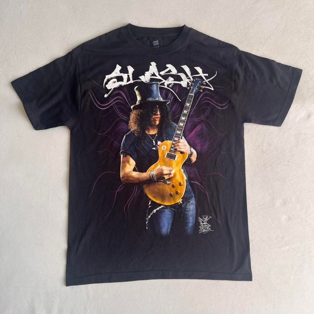Slash Guns N Roses Concert Tour Bandtee Metal Rock Rare Unique Hard to Find